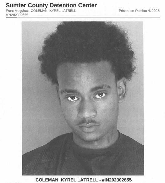 Coleman.Kyrel booking photo